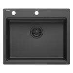 Quadron - Granitový dřez KURT 110 WORKSTATION Black ZLE-09600