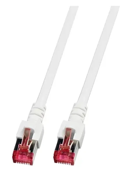 EFB Patchkabel Cat6 bílá / Síťový kabel / S/FTP / RJ-45 / 1 m / LSZH (K5518.1)