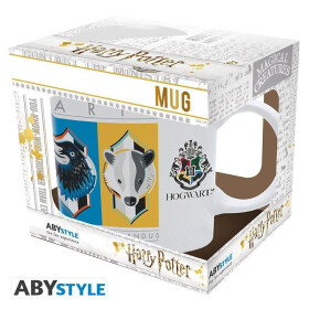 Harry Potter keramický hrnek 320 ml - House Crests Simple