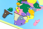 Moyo Montessori Moyo Montessori Puzzle - mapa Afrika - bez rámečku