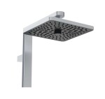 IDEAL STANDARD - Ceratherm ALU+ Sprchový set s termostatem, 26x26 cm, 2 proudy, stříbrná BE210SI