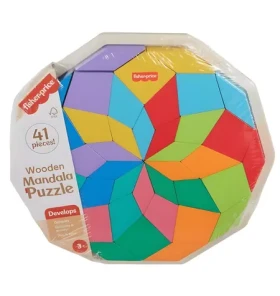 MATTEL Fisher-Price Dřevěné puzzle Mandala