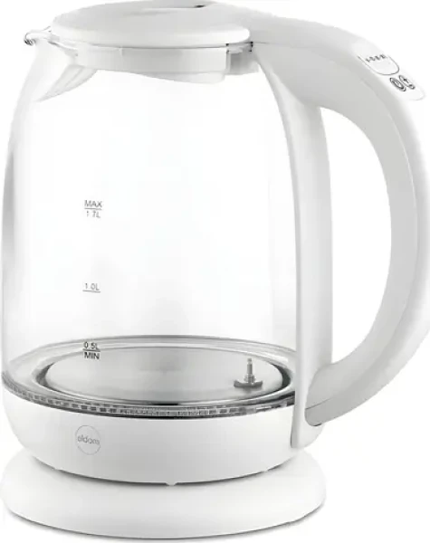 Eldom C510B bílá / Rychlovarná konvice / 1,7 l / 2200 W / bezdrátová (C510b)