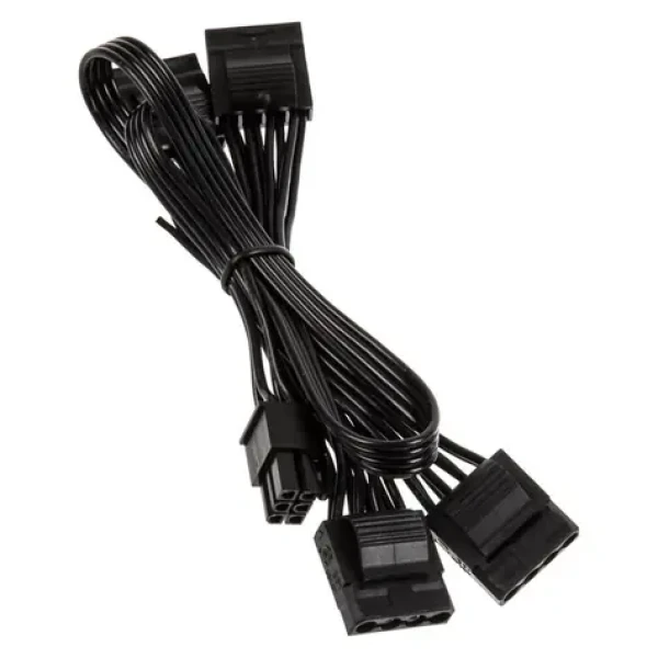 Kolink Kabel 1x 6-Pin na 4x 4-Pin Molex 75cm černá (KL-CPL-MXC)