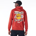New Era Pánská mikina Los Angeles Lakers NBA Newspaper Script Hoodie Velikost: M