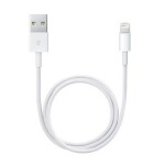 Apple originální datový kabel Lightning bílá 1m / bulk - bez krabičky (8592118064996)