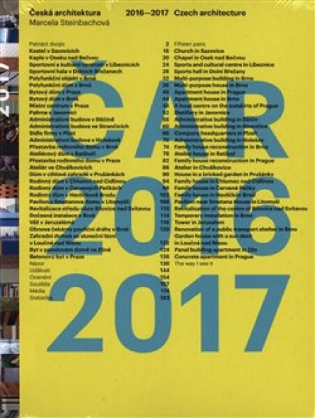 Česká architektura 2016-2017. Czech Architecture 2016-2017 - Marcela Steinbachová