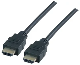 EFB černá / HDMI kabel / High Speed / Ethernet ARC / 4K 30Hz / 1m (K5430SW.1)