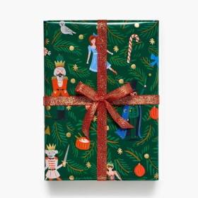 Rifle Paper Co. Balicí papír Nutcracker 76x240, zelená barva, multi barva, papír