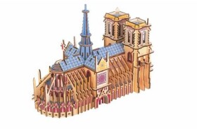 Woodcraft 3D puzzle Katedrála Notre-Dame 216 ks