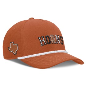 Nike Pánská kšiltovka Texas Longhorns NCAA 2026 Basketball Refresh 5-Panel Rope Rise