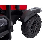 Mamido Dětský elektrický traktor BLAST s přívěsem 2x200W červený