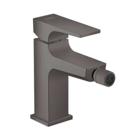 HANSGROHE - Metropol Bidetová baterie s výpustí Push-Open, kartáčovaný černý chrom 32520340
