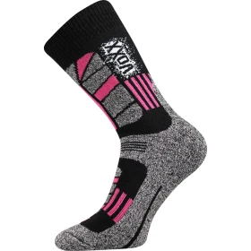 VOXX Ponožky termo zimní TRACTION vlněné MAGENTA 35-38 115092