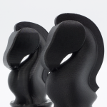 PETG filament černý MATTE 1,75 mm Fiberlogy 850 g