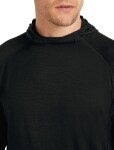 Pánská merino mikina ICEBREAKER Mens 150 MerinoFine Ace LS Hoodie, Black velikost: S
