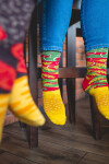 Ponožky Rainbow Socks Burger 2 páry 36-40