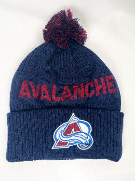 Outerstuff Dětská zimní čepice Colorado Avalanche NHL Cufed Knit With Pom