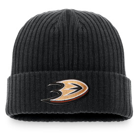 Fanatics Pánská Zimní Čepice Anaheim Ducks Core Cuffed Knit Black