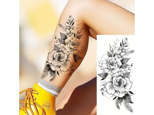Dovoz Tetování růže Barva: 5