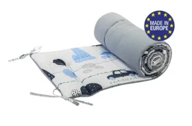 Bomimi MANTINEL do postýlky 180 cm, AUTÍČKA, MODRÁ (BO2211BLU001)