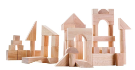 PlanToys PlanToys Přírodní stavebnice (50 ks)