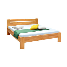Dřevěná postel Maribo 180x200, světlý ořech
