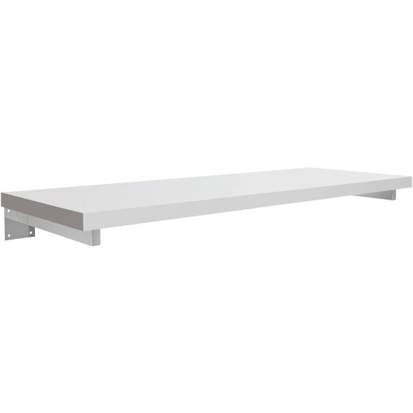 CERANO Deska pod umyvadlo Navira Pro + 2 skryté konzole - bílá matná - 80x46x3,6 cm