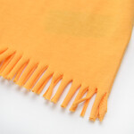 Tričko krátký rukáv s třásněmi a potiskem- oranžové - 62 YELLOW