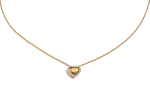 ELENYS Heart Glow – pozlacený náhrdelník 18K žluté zlato Délka náhrdelníku: 40+5 cm / max. 45 cm