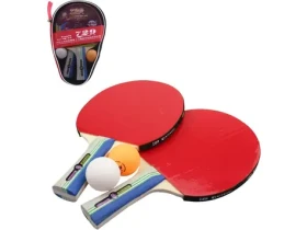 MaDe 18915 - Sestava pingpong rakety, 2 míčky