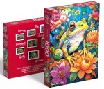 Puzzle Cherry Pazzi 1000 dílků - Květinová žába (Flower Power Frog)