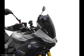 Yamaha Tracer 7 25, 7 GT 25 Adventure Sports plexi štít Powerbronze 360 mm - ocelově modrá