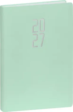 NOTIQUE Denní diář Ponza 2027 mentolový / 15 x 21 cm