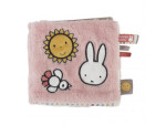 Little Dutch Textilní knížka s aktivitami králíček Miffy Fluffy Pink