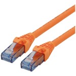 Roline 21.15.2774 RJ45 síťové kabely, propojovací kabely CAT 6A U/UTP 1.50 m oranžová nestíněný, bez halogenů, samozhášecí 1 ks