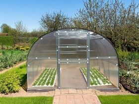 Polykarbonátový skleník – KYKLOP, PC 8 mm, 3×8 m