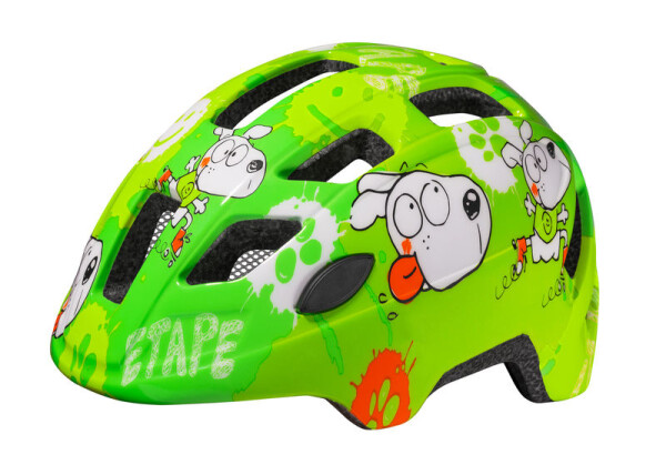 Dětská cyklistická přilba ETAPE KITTY 2.0, zelená, vel. XS/S (velikost XS/S pro obvod hlavy 48-52 cm)