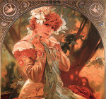 Nástěnný kalendář 2027 vázankový Helma Alfons Mucha