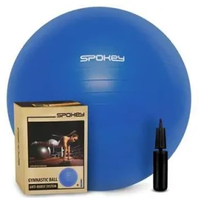 Spokey FITBALL III modrá / Gymnastický míč / 55 cm / pumpička v balení (5902693298717)