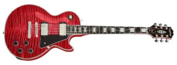 Epiphone Les Paul Custom Figured - Transparent Red