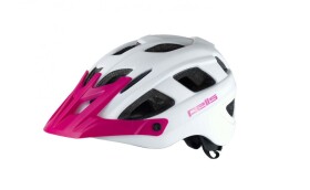 Cyklistická přilba PELLS Wasp White/Pink (in-mold konstrukce s odolnou svrchní částí, velikost M (55-58 cm))