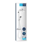GROHE - Vitalio Joy Sprchový set 260 s termostatem na zeď a poličkou, chrom 26403002