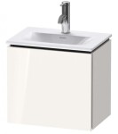 DURAVIT - L-Cube Umyvadlová skříňka 40x44x31 cm, pravá, 1 dvířka, lesklá bílá LC6133R2222