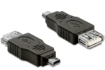 DeLock adaptér USB mini samec USB 2.0 A samice / OTG (65399)