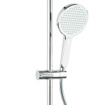 Sprchový systém SAT na stěnu s termostatickou baterií bílá/chrom SATSSTKPF1 SATSSTKPF1