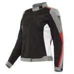 Dainese Hydraflux 2 Air D-Dry dámská letní bunda šedá/bílá/červená vel.44 - 42