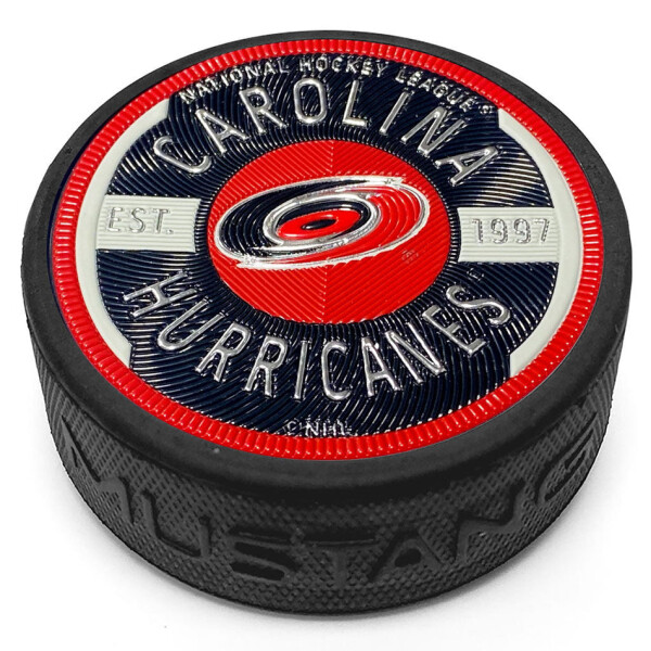 Mustang Puk Carolina Hurricanes NHL Gear Puck Design Trimflexx