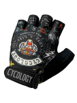 Cyklistické rukavice Cycology City of Angels Black (Motiv City of Angels, velikost L)