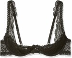 Polopodprsenka Miamor half-bra - Obsessive černá L/XL